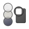 6.1 In Magnetic Phone Filter Mount Holder with 67mm CPL+ ND2-400 + 1/2 Black Diffusion Filters for iPhone 15 Pro /15/ 14 Pro/ 14 1