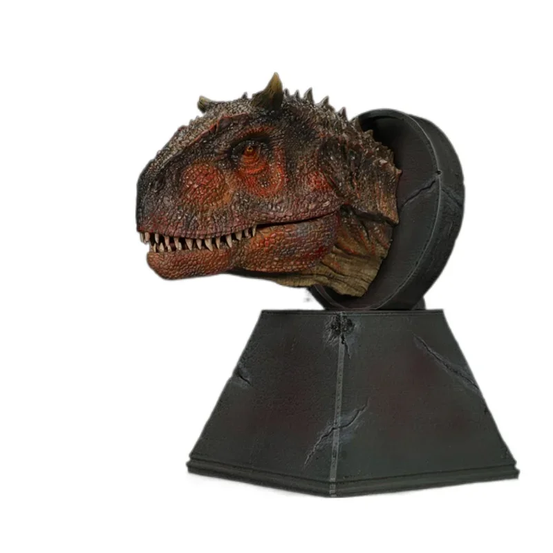 Nanmu Dinosaur Dragon Ranger Carnotaurus War Damage Angle Head Buts Statue Con Magnete Giocattolo Modello Animale