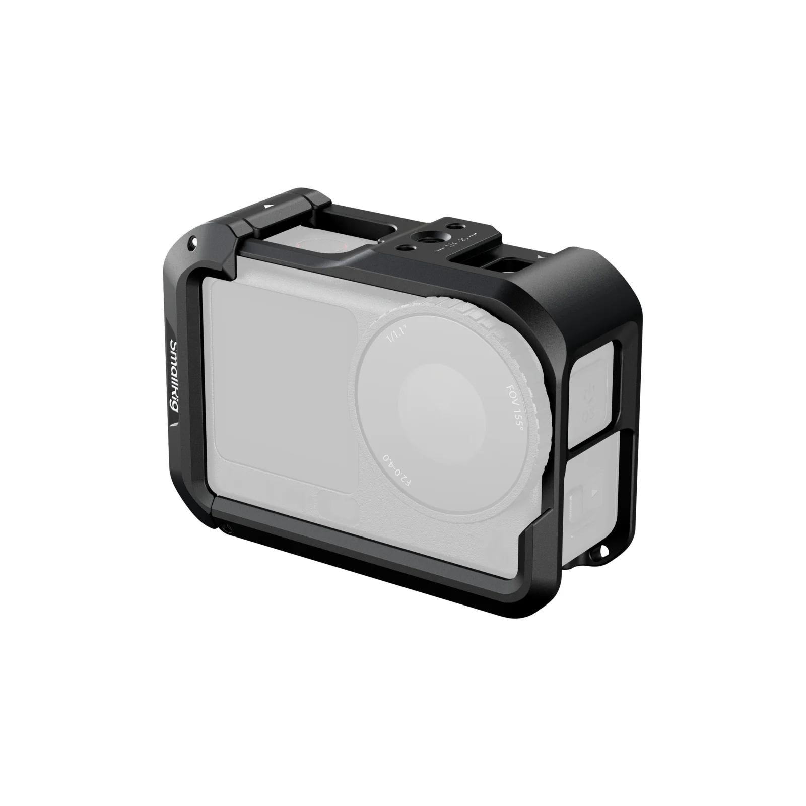 SmallRig OSMO Action 6-Käfig für DJI OSMO Action 6 Advanced Edition mit Silikon-Objektivabdeckung, Handschlaufe mit Kaltschuhhalterung – Detail 1