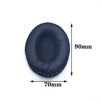 Oval Ear Pads For Headphones Covers Sponge Leather Foam Cushion 60*70 60*80 65*85 70*90 75*95 80*100 85*100 85*105 90*105 90*110 6