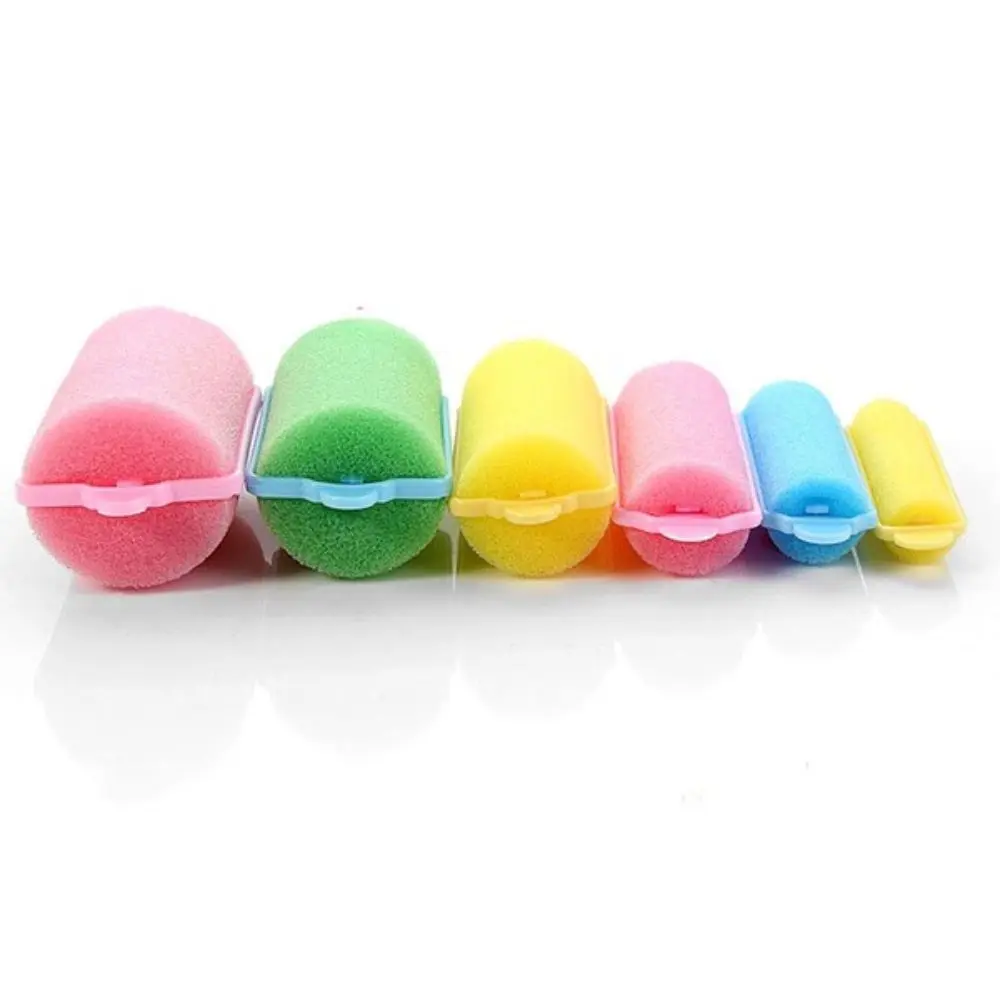 Random Colors Home DIY Curls Hair Salon Twist Curls Tool Hairdressing Kit Sponge Foam Cushion Hair Rollers Hair Curlers