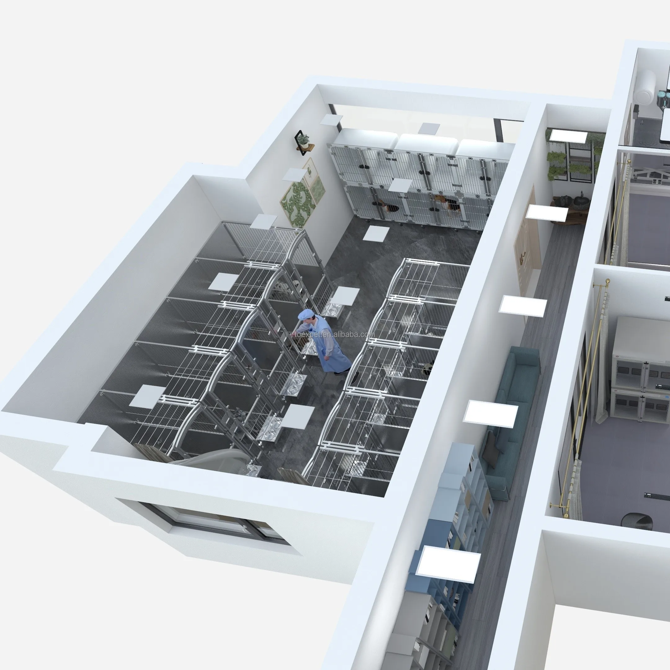 מיטות כלבים מולטי פונקציונליות עמידות למים HDPE מיטת כלבים Hdpe מיטת מנוחה עליונה לכלבים