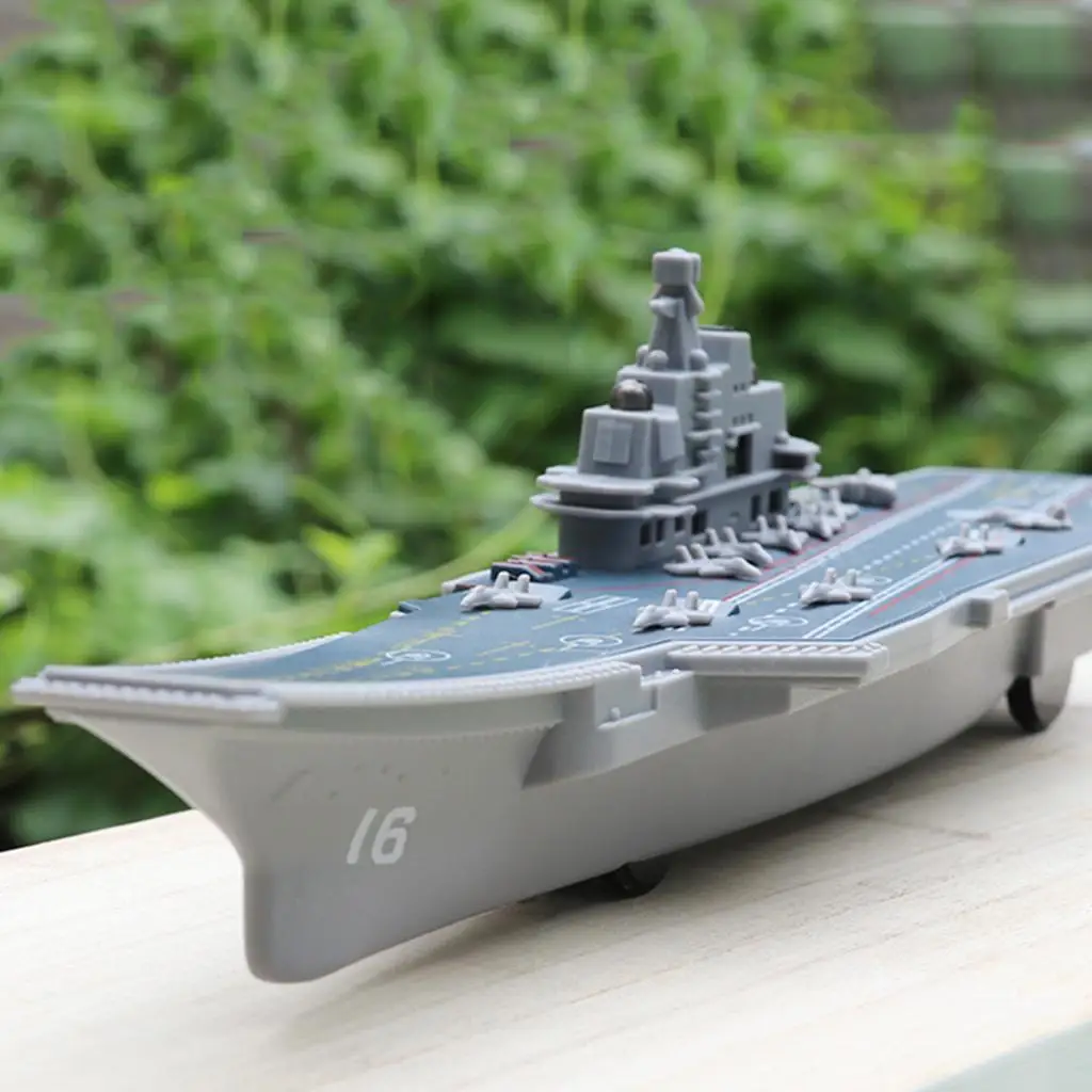 New Inertial Aircraft Carrier Light Music Model Military Ship Simulation Military Ship Toy Kids Educational Toy Model