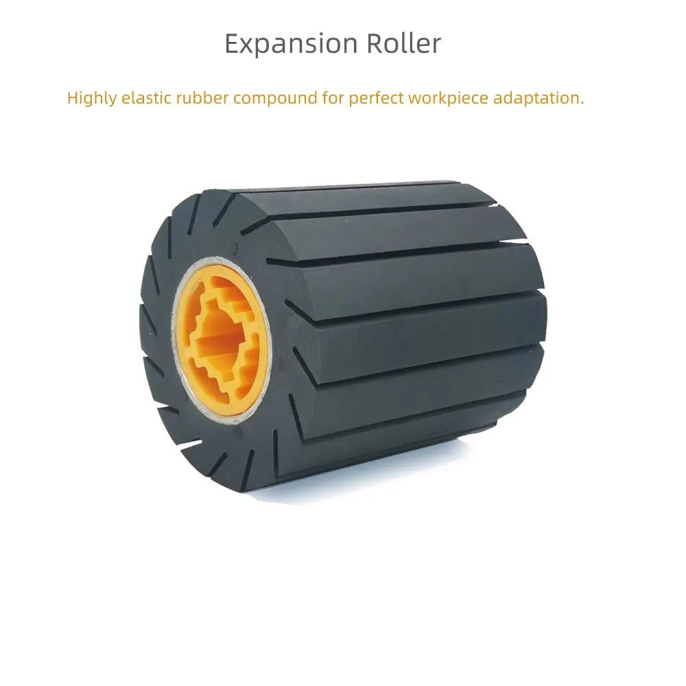 90*100*19mm Expansion Roller Rubber Drum Polishing Wheel clz expansion sleeve diaphragm coupling 45 steel high torque coupling cnc machine tool spindle coupling clz 56x72