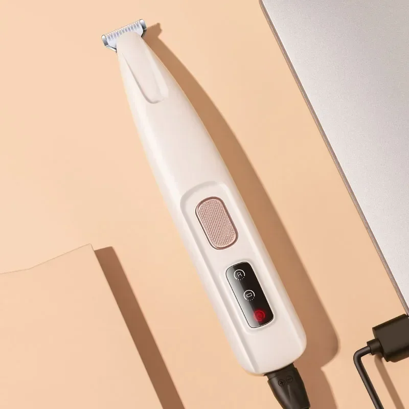 Dog Paw Trimmer Pet Hair Trimmer Dog Clippers for Grooming 18mm Widen Blade with LED Light LED Display Fully Waterproof