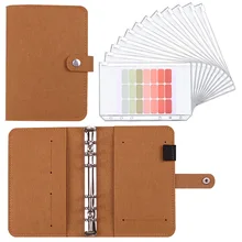 

File Folders Cash Card Storage Notebook Agenda Planner Hand Account Diary Travel Journal Weekly Monthly Meeting Record Notebook