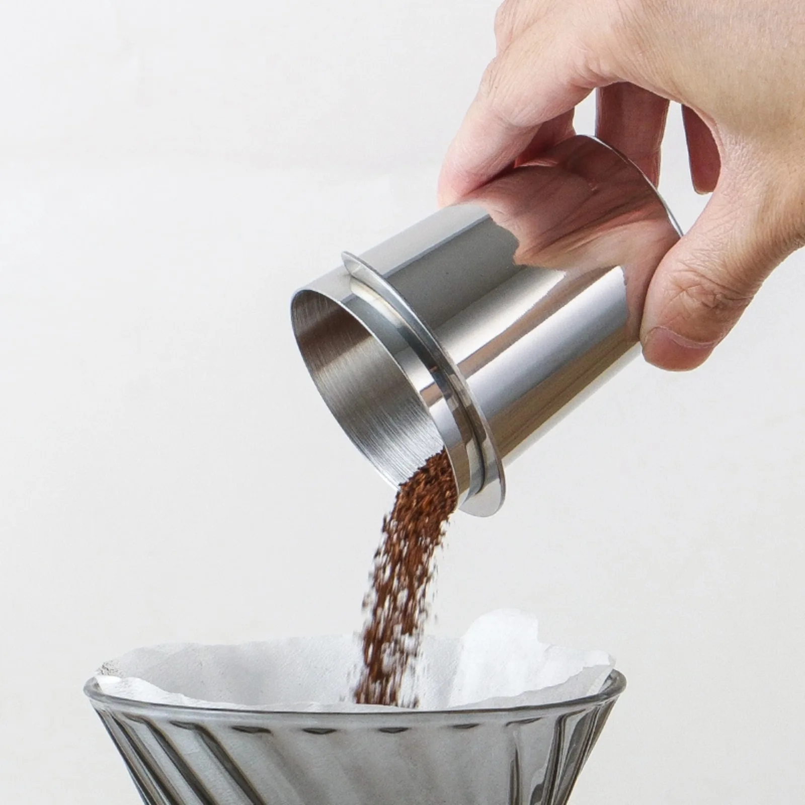 58mm Stainless Steel Coffee Cup - كوب قهوة ستانلس...
