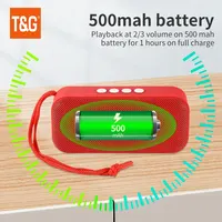Bluetooth Speaker TG516 Portable Mini Wireless Soundbar Outdoor Indoor Subwoofer Loudspeaker Support TF Card FM Radio Waterproof - Image 3