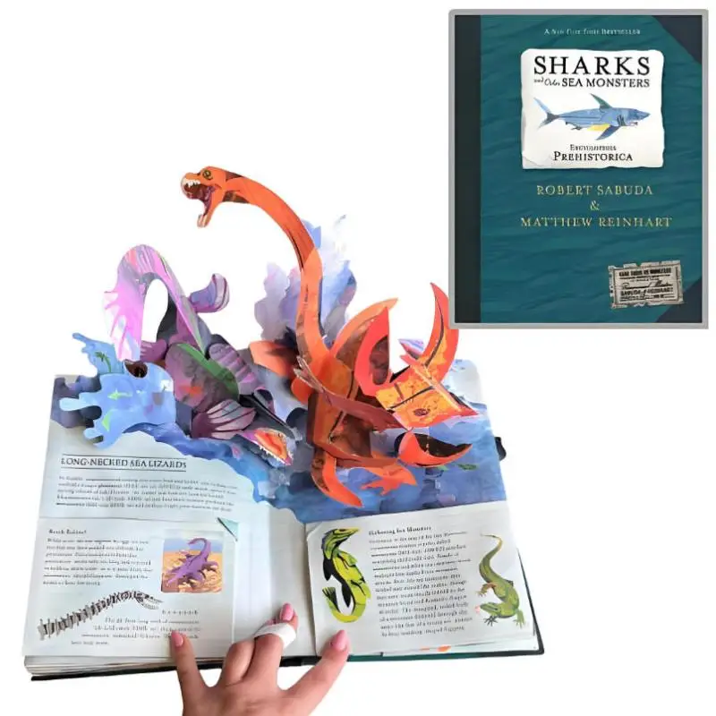 Encyclopedia Prehistorica: Interactive 3D Sea Monsters & Sharks Illustrated Gift Book