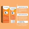 Vitamin C Facial Cleanser Shrink Pores Oil Control Brightening Cleansing Moisturizing Peeling Face Scrub Exfoliating Skin Care 6