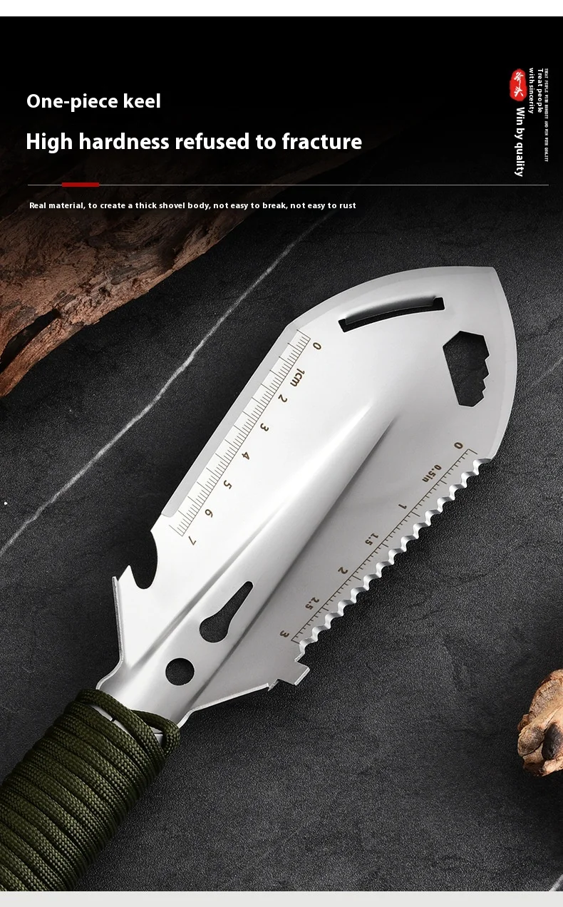 Portable Shovel Camping Hiking Traveling Picnic Multifunctional Survival Outdoor Garden Tool