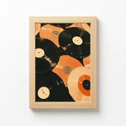 Vintage Vinyl Record Wall Art - Retro Printable Music Poster - 50x70cm No Frame (WS8051 - 6)
