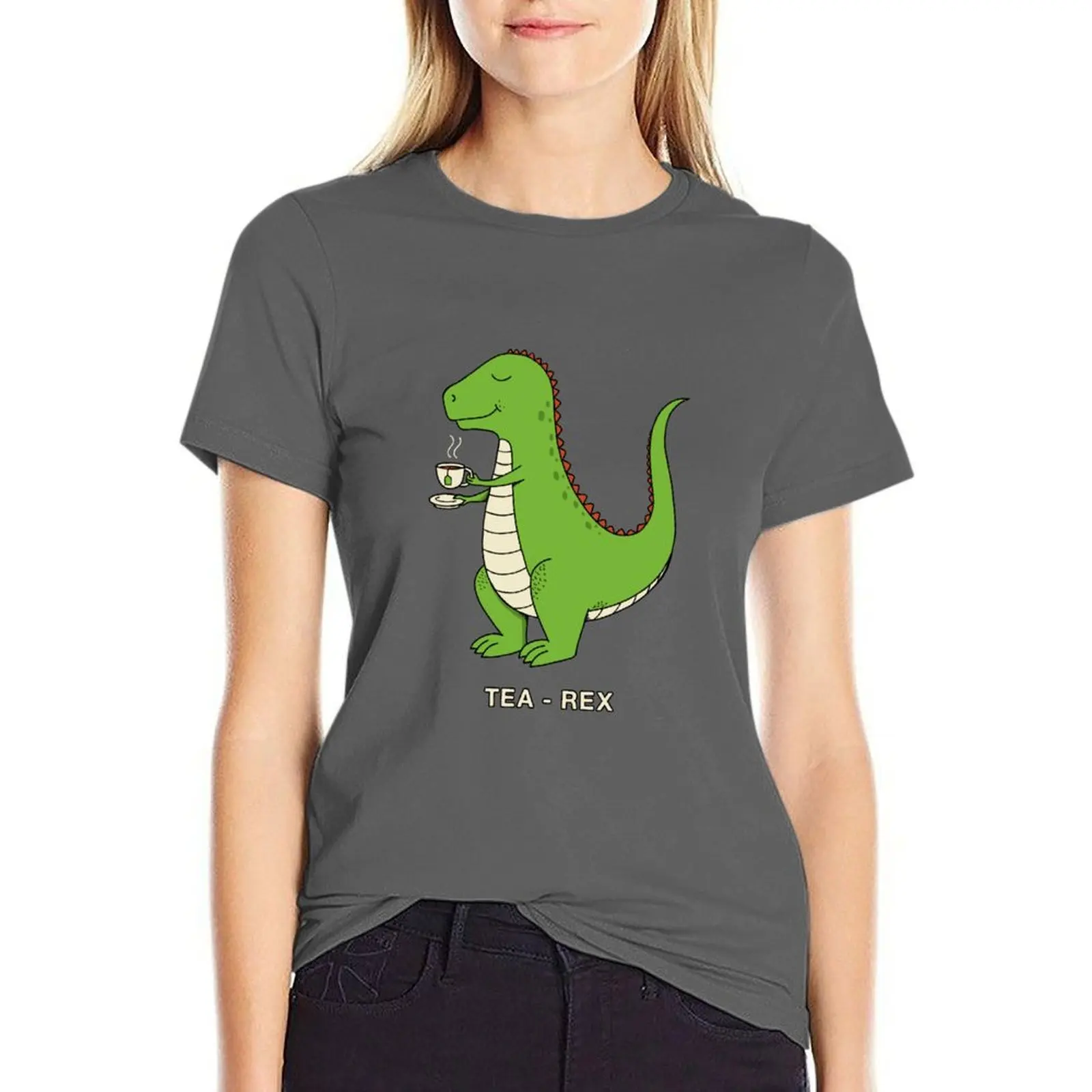 T-Shirt Tea Rex Western T-Shirt Dress Per Donna Rock And Roll T-Shirt Per Donna