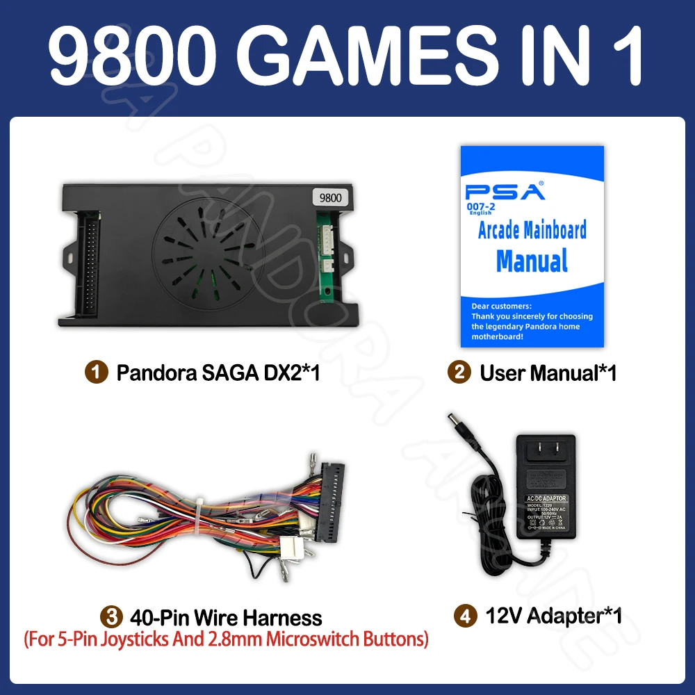 PANDORA BOX SAGA PLUS DX2 9800＆JAMMAキット S20a4d0999b2545869d3be2910bbda