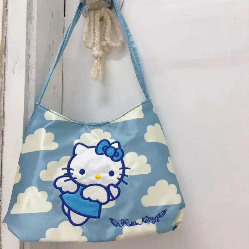 

Плюшевые Милые Мультяшные куклы Hello Kitty Sanrio, облако, сумка-тоут через плечо, аниме плюшевые игрушки для девочек, детские игрушки, подарок на день рождения