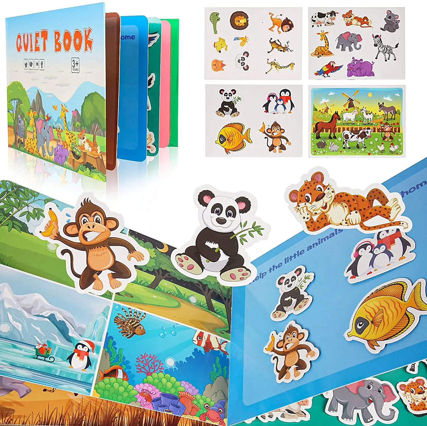 Livre d'Activités Montessori pour Enfant de 2, 3 et 4 Ans, Jouets  d'ApprentiCumbria Présвpour Bébé - AliExpress