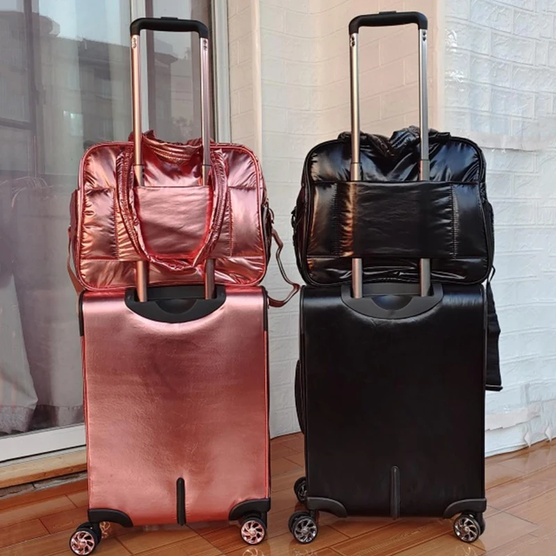 Travel Bag Boarding Luggage Canvas Case Backpack Crossbody Bag Handbag Soft Suitcase