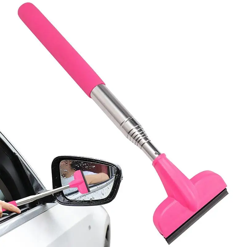 

Small Squeegee For Car Window Car Rearview Mirror Wiper Snow Brush And Ice Scraper With Squeegee Length Up To 98cm/38.6inch