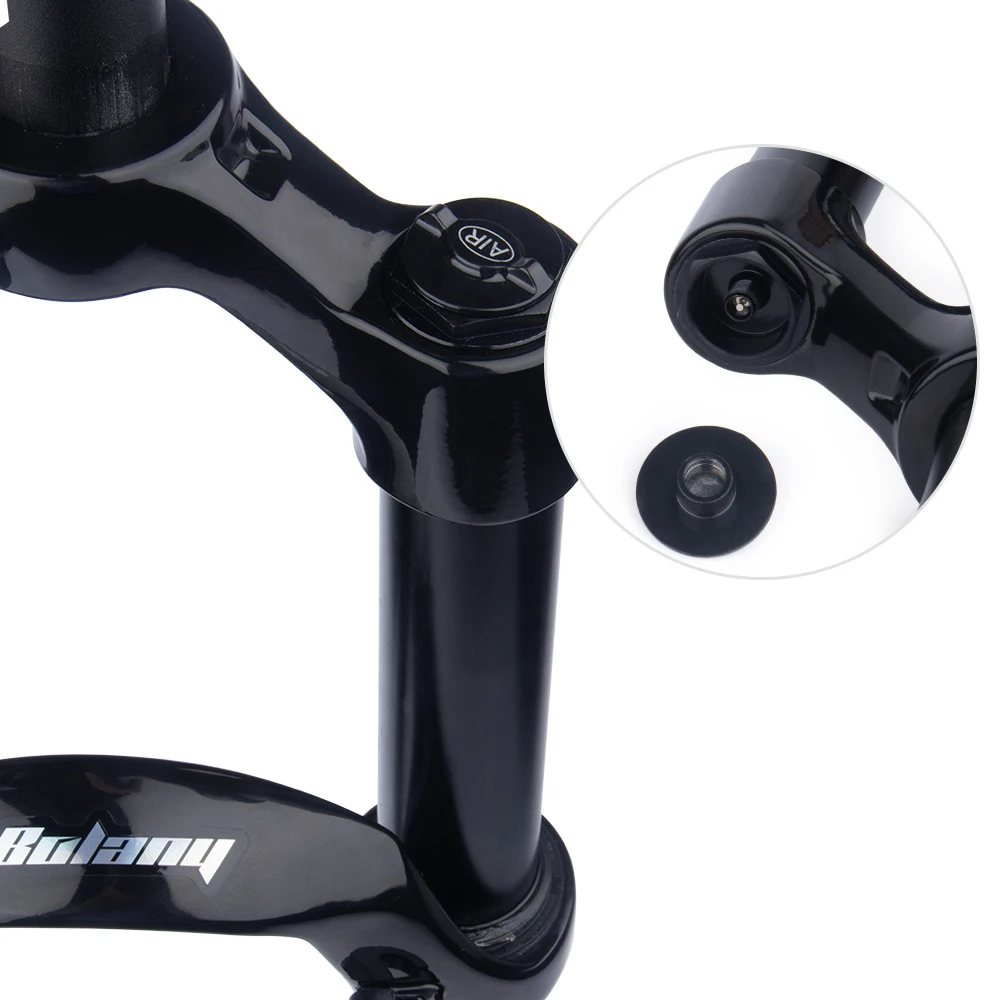 Bolany MTB Federgabel aus Magnesiumlegierung mit Luftdruckdämpfung, 26/27,5/29 Zoll, Schulter-/Kabelsteuerung, gerades/konisches Gabelrohr, Lockout-Funktion – Detail 9