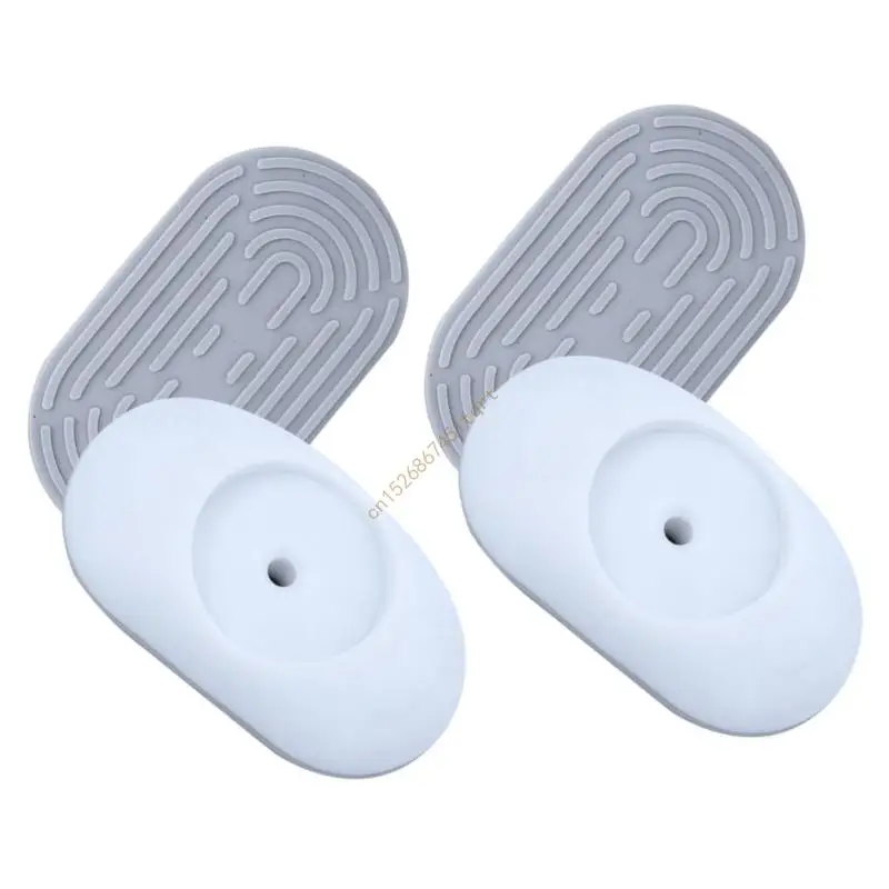 4pcs Wall Protector Stair Gate Extension Wall Pad for Pressure Mounted Baby Gate Prevents Damage to And Trim 11UC