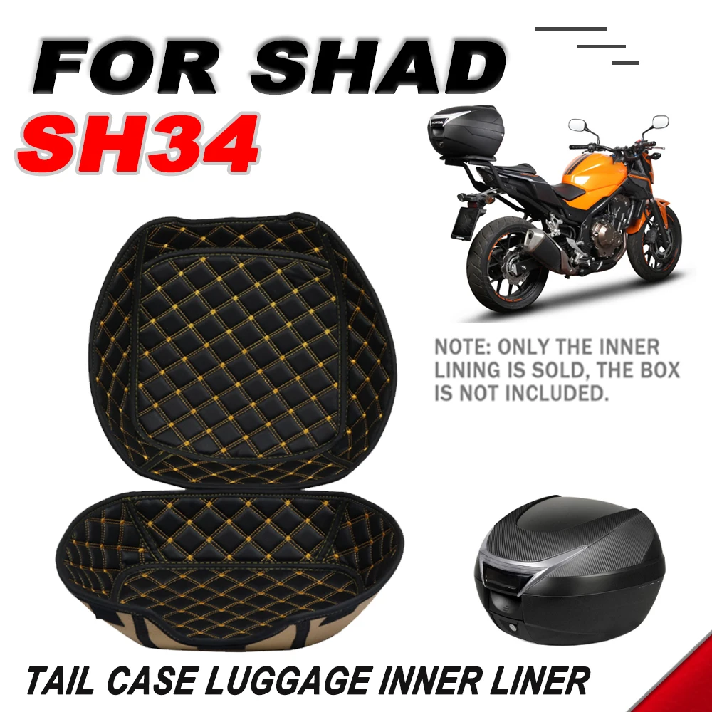 Per Shad Sh34 Sh 34 Moto Scooter Trunk Case Liner Protector Pad Bagagli Box Contenitore Interno Tail Case Trunk Lining Bag Pad