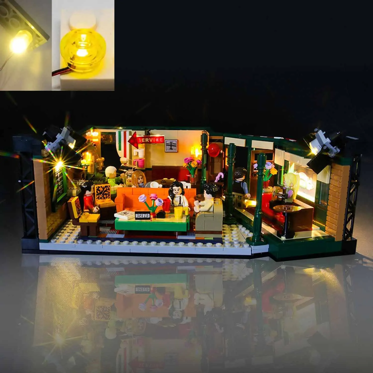 Lego central perk aliexpress hotsell