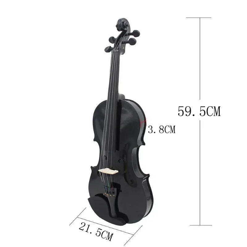 4/4 Violin Beginner Violin Kits Professional Stringed Musical Instruments Starter Kits for Beginner Beginners