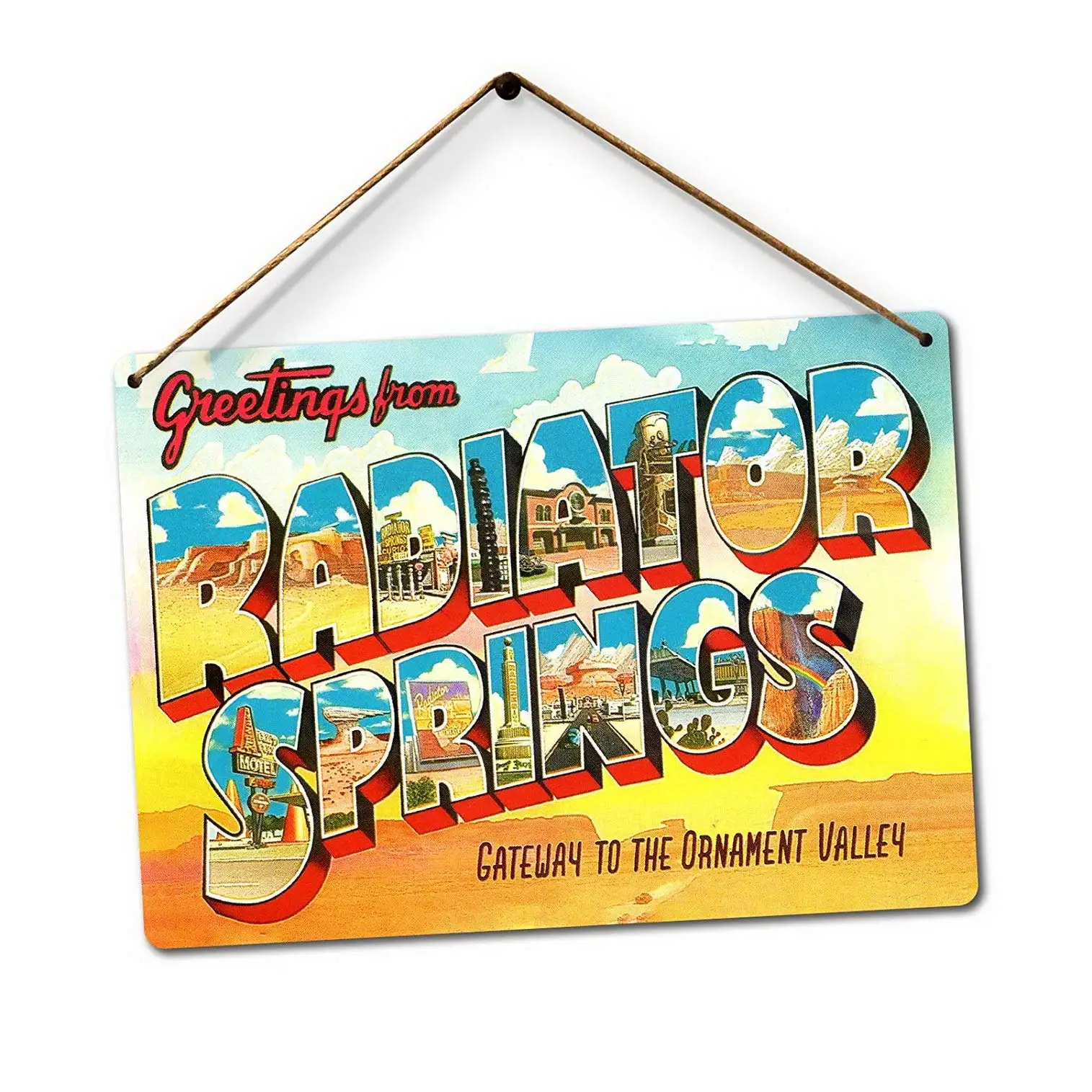 

Sylty 20.32 x 30.48 cm radiator spring rope - metal wall logo plaque artistic inspiration