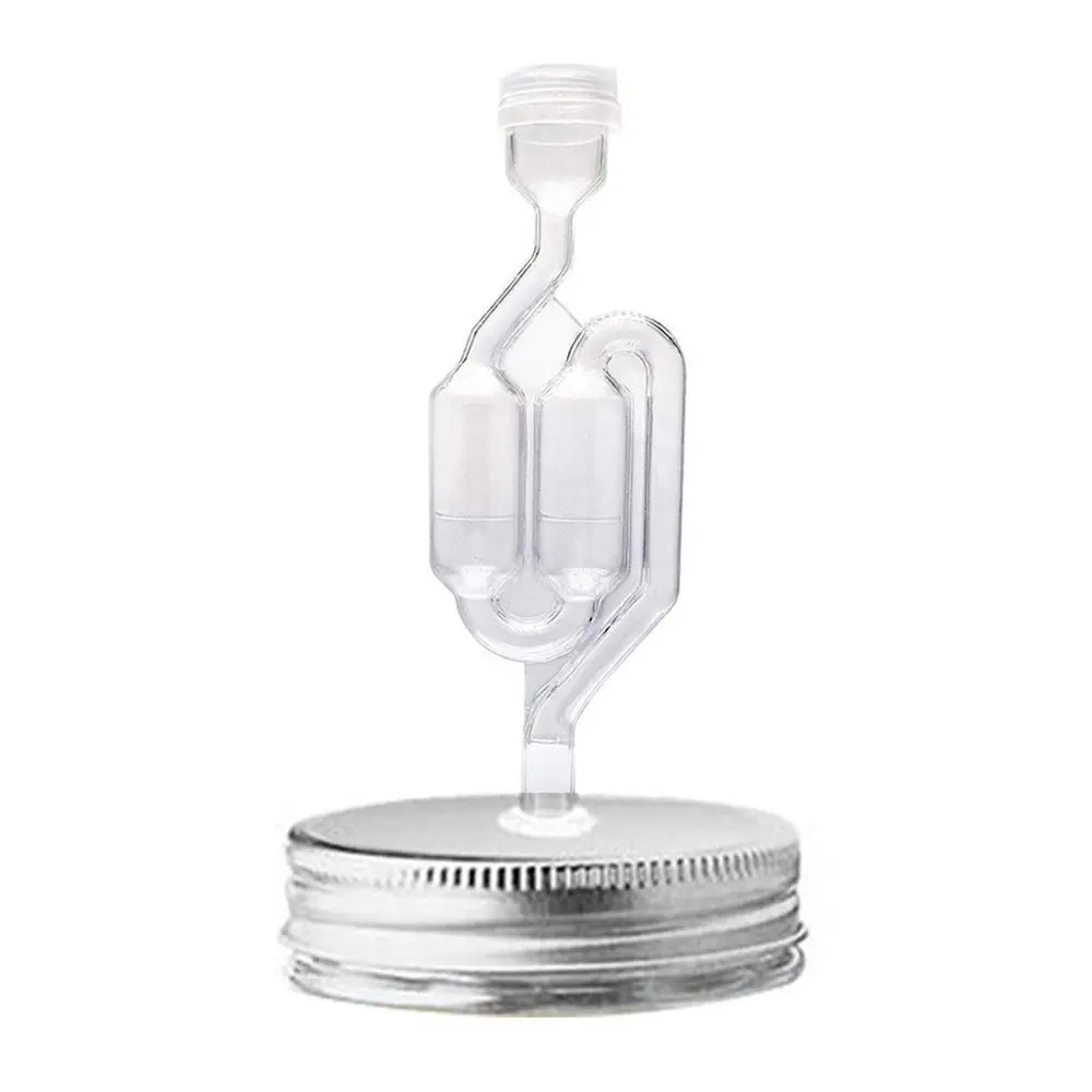Universal Jar Oil Spout and Fermentation Lid Cover with Airlock