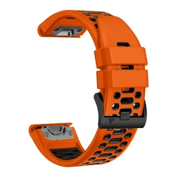 Premium QuickFit Sport Silicone Strap - 22mm/26mm Bracelet Watchband - QuickFit 22mm (04)