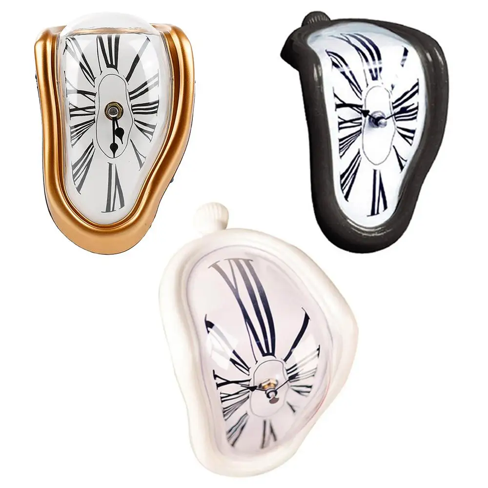 

Creative Melting Distorted Wall Clocks Funny Time Warp Clocks Wall Art Design Watch Living Room Decoration Diy Home Wall Clocks