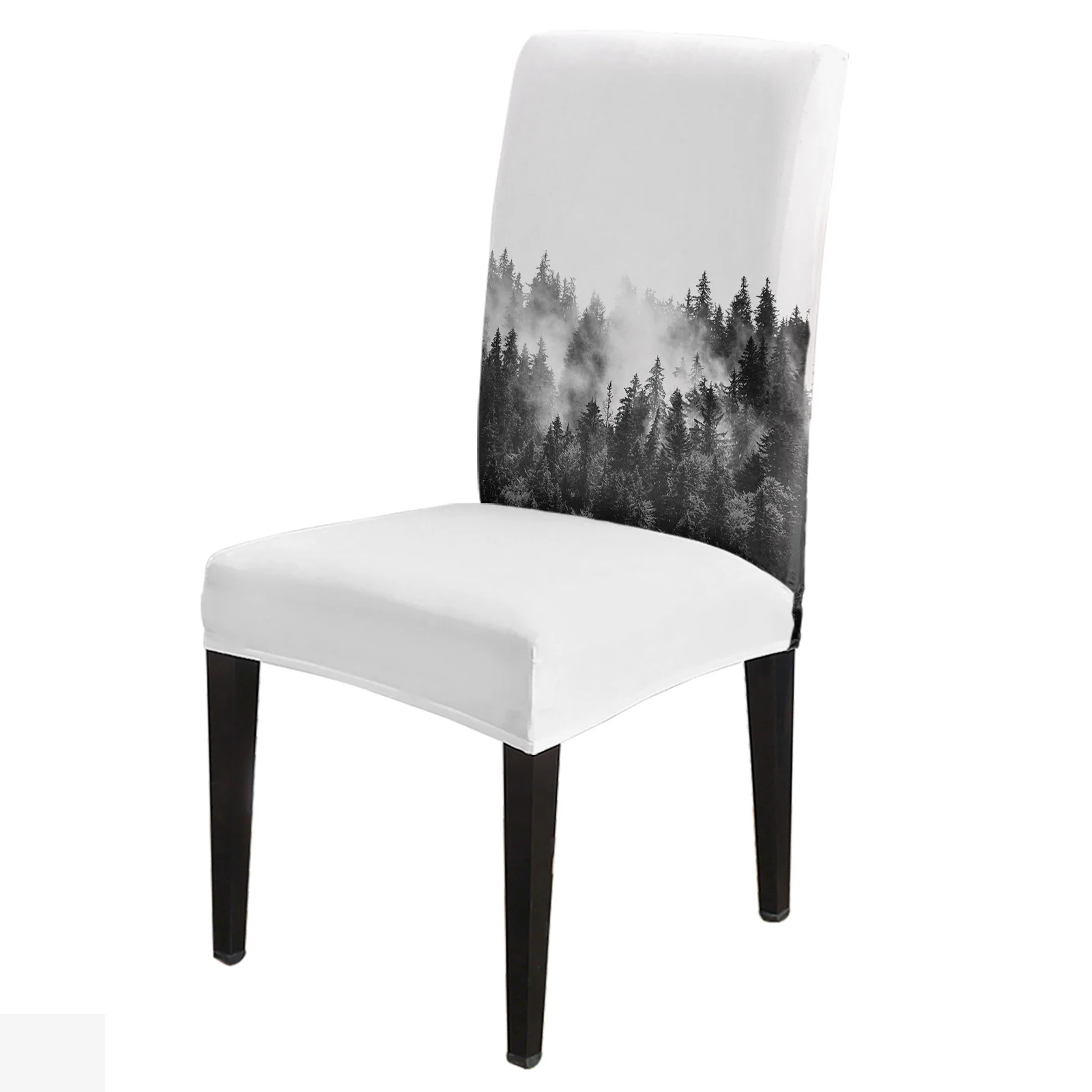 

Forest Tree Simplicity Chair Cover for Kitchen Seat Dining Chair Covers Stretch Slipcovers for Banquet Hotel Home