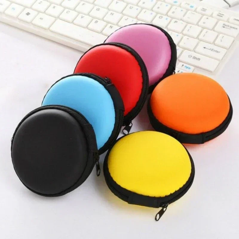 Eva Round Waterproof Pressure-Resistant Zip-Up Storage Case
