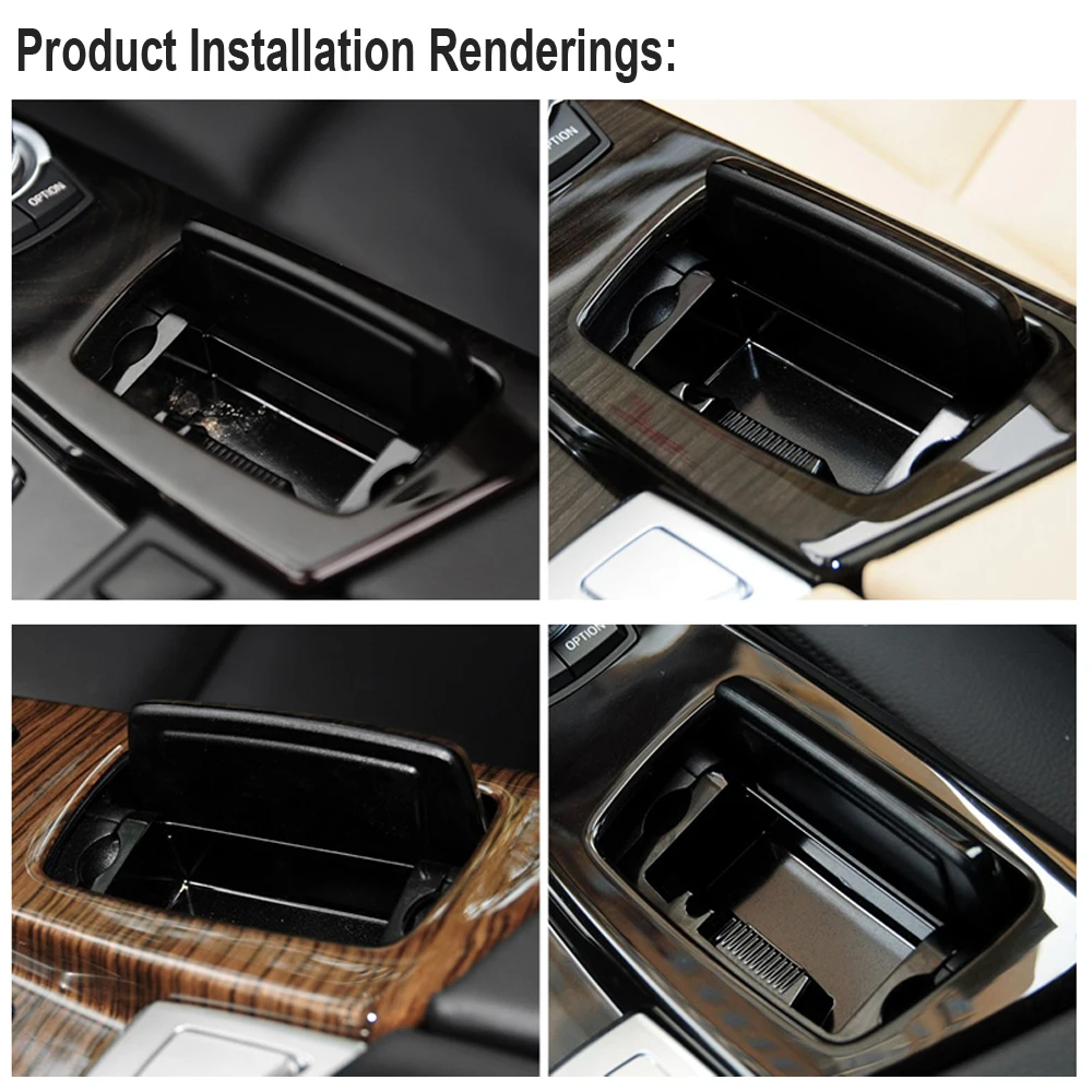 Car Ashtray Center Console Ashtray Box Assembly Ashtry Case Cover For BMW 5 Series F10 F11 F18 520i 523i 525i 528i 530i 535i 51169206347