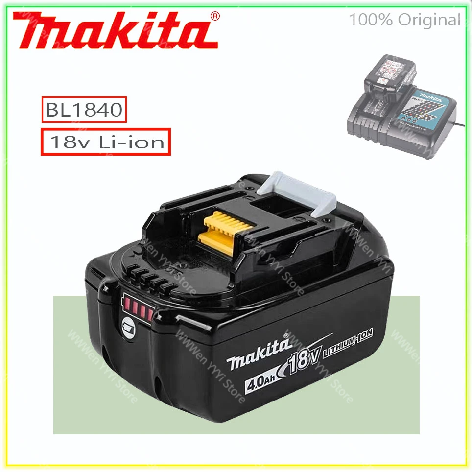 

18V 4.0AH Makita Original With LED lithium ion replacement LXT BL1860B BL1850 Makita rechargeable power tool battery 4000mAh