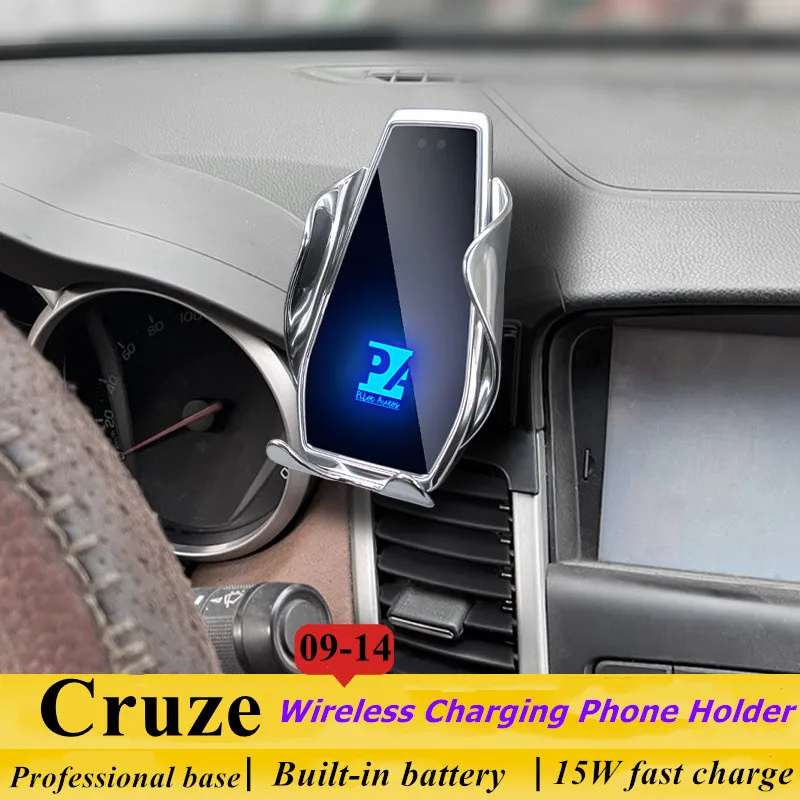 

Держатель для телефона для Chevrolet Cruze 2009-2014, беспроводное зарядное устройство, автомобильный держатель для навигации, GPS, поддержка 360