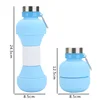 Sports Kettle Summer Kettle Large Capacity Silica Gel Outdoor Cup Foldable Outdoor Water Cup Portable Cup Cycling Hiking Travell 5