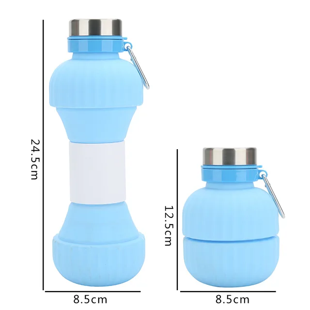 Sports Kettle Summer Kettle Large Capacity Silica Gel Outdoor Cup Foldable Outdoor Water Cup Portable Cup Cycling Hiking Travell 5