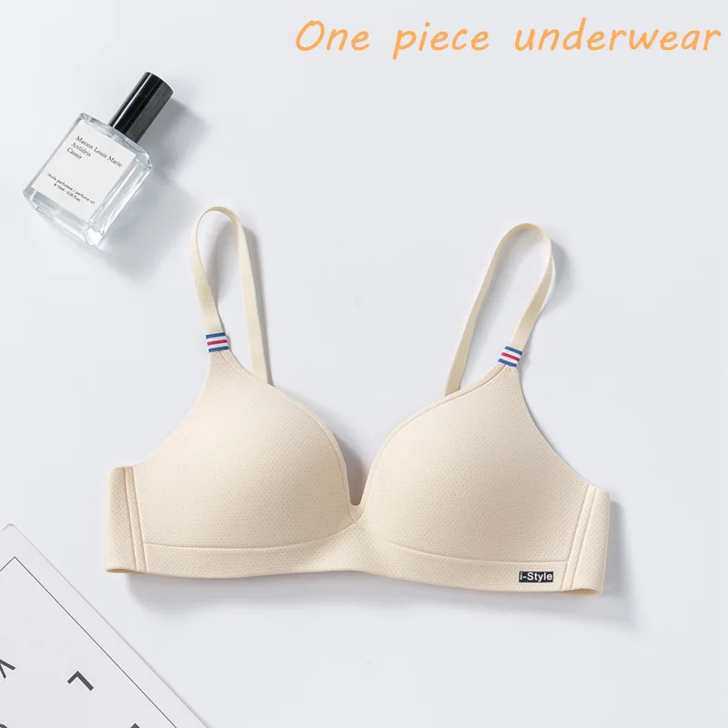 British Peninsula One Piece Seamless No Steel Ring Bra Ladies Thin Section Comfortable Gathering Sexy Sports Underwear