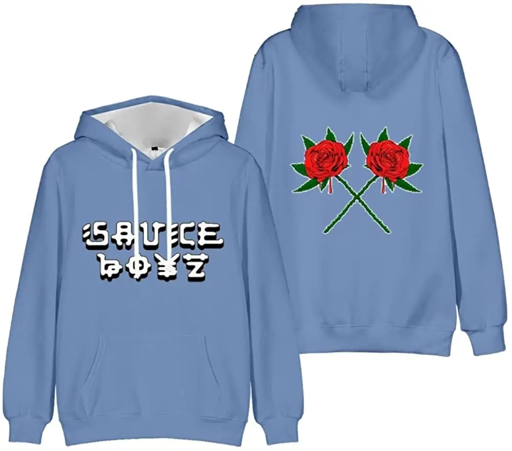 Men's Hoody Eladio Carrion Merch Hoodie Sauce Boyz Sweatshirt Harajuku