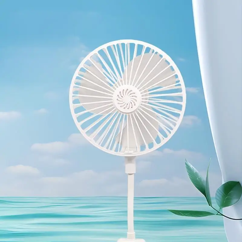 사무실 기숙사 야외 캠핑 USB에 대 한 유연한 호스와 2025 새로운 조정 가능한 USB 데스크 팬