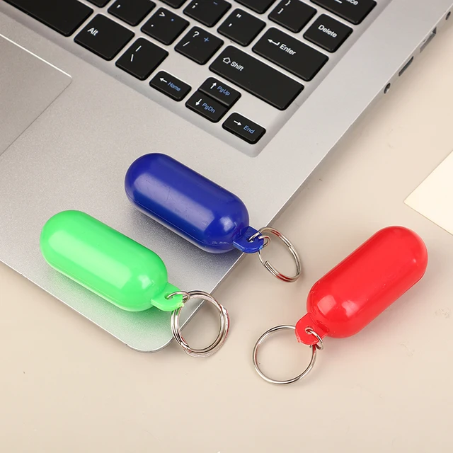 New 2Pcs Boat Kayak Floating Keyring Buoyant Sailing Boat Float Canal Keychain For Boating Fishing Kayaking Rafting Surfing 2