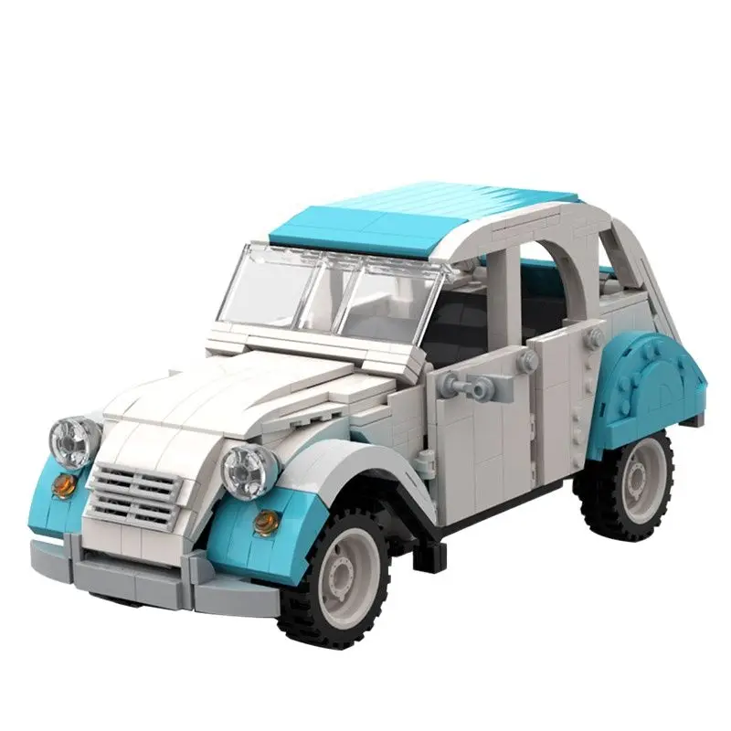

Новая модель автомобиля MOC Eras Citroen микро машинка-Тележка Набор строительных блоков коллекция собирающая идея образовательная игрушка для детей Подарки