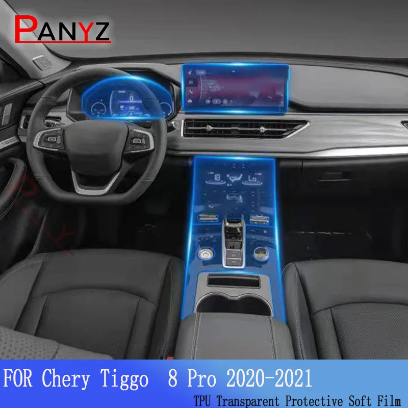 

2020 2021 ТПУ Защитная пленка для экрана автомобильной приборной панели gps навигатора Защитная Наклейка для Chery tiggo 8 plus tiggo 7 8 Pro против царапин