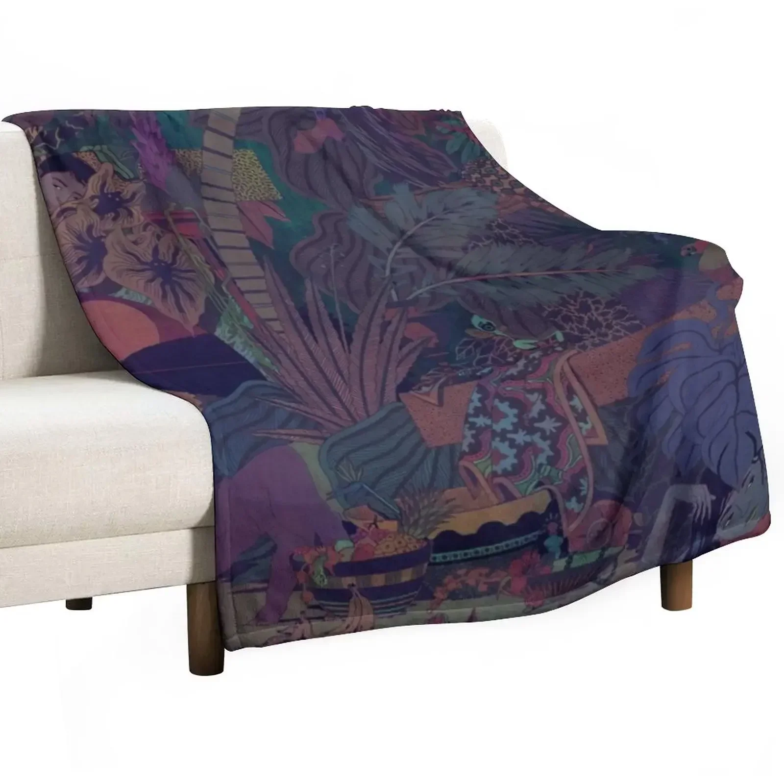 

ZABAalbum background Throw Blanket sofa bed Flannels Loose Blankets