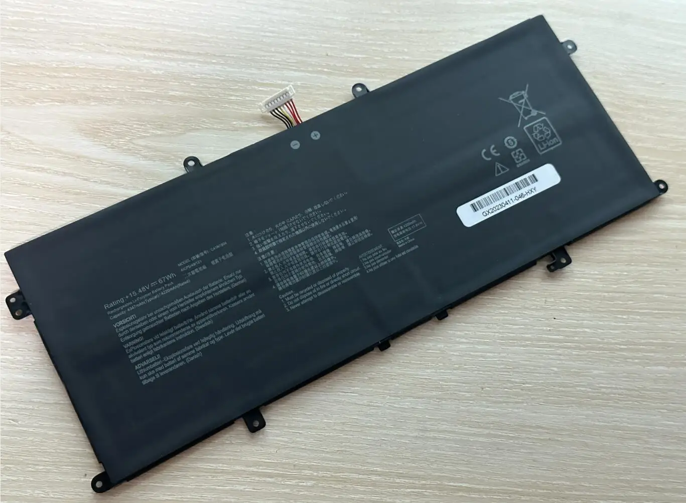 Bateria do Portátil para Asus Zenbook C41n1904 Ux325ea Ux325sa Ux325ua Ux425ia Ux363ja Ux393ea Ux371ea S435ea Ux371ea U4700u Bx425ea - Imagem 6