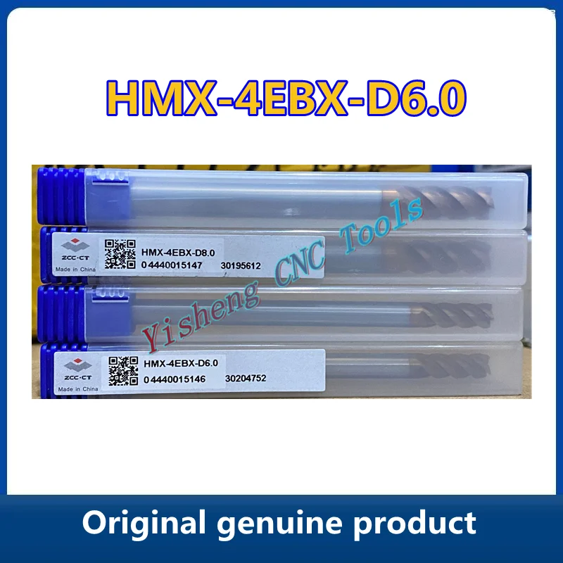 

Оригинальная рифленая Концевая фреза ZCC CT HMX-4EBX-D6.0 CNC