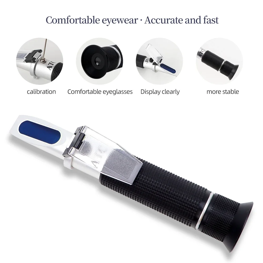 1.000-1.060RI Handheld Animal Serum Protein Refractometer