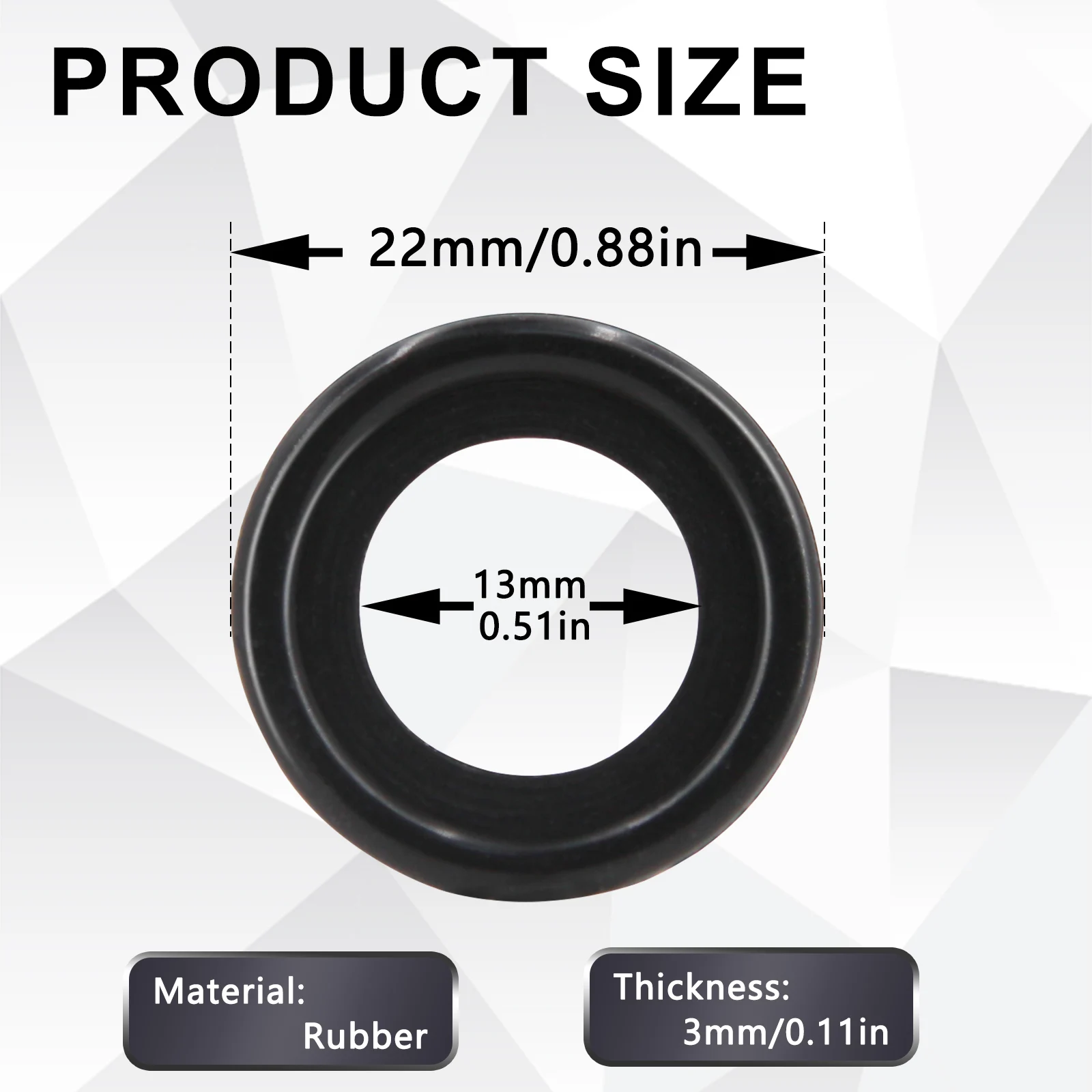 Oil Drain Plug Gaskets For Ford Fiesta Mondeo Transit Focus C-Max Mazda Volvo 10PCS