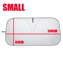 Premium Car Windshield Sun Shade - UV Protection Sunshade Cover (SMALL 1PC)